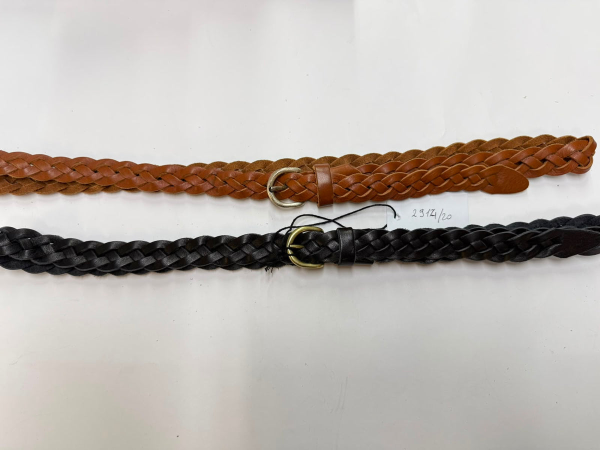 Treccia con fibbia arrotondata